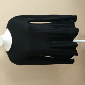 Loft Long Sleeve Peplum Top Size XS